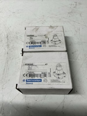 Telemecanique Limit Switch Roller Plunger ZCKD02 Lot Of 2. W-832
