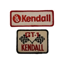 Vintage KENDALL MOTOR OIL Patch Lot  Peace/ Victory Sign, Hat Patch 