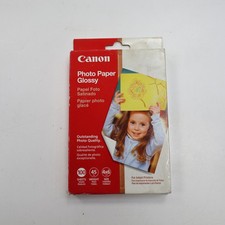 Canon Photo Paper Glossy 4x6" 100 Sheets For Inkjet Printers New Sealed