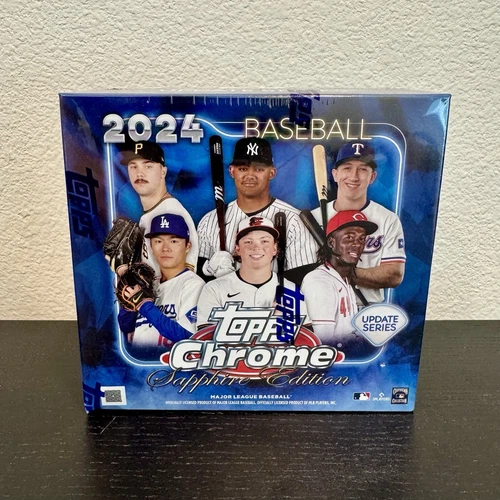 2024 Topps Chrome MLB Baseball Update Series Sapphire Edition Box - NEW SEALED