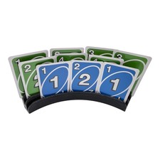 3D Spielkartenhalter Ständer schwarz Kartens...