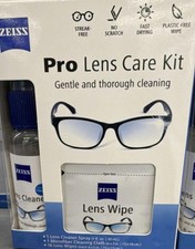 ZEISS Pro Lens Care Kit 1 fl oz Spray, Cloth  Wipes, Streak-Free