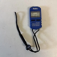 Robic SC-505W Blue Water Resistant Multi-Mode Chronograph Stopwatch