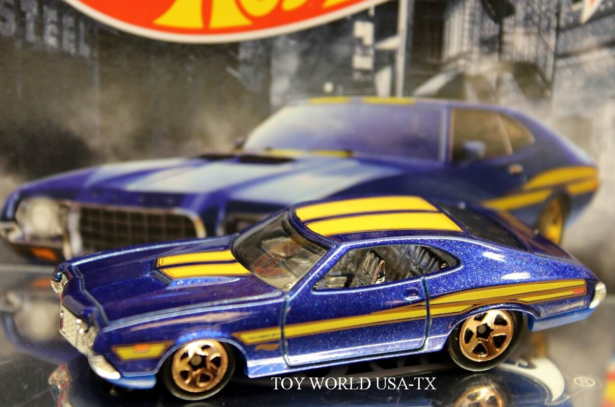 2019 Hot Wheels American Steel Wal-Mart Exclusive #6 '72 Ford Gran Torino Sport