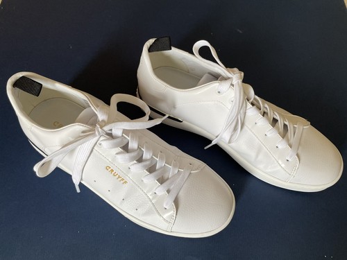 CRUYFF Patio Lux White Leather Mens 
