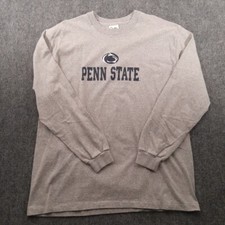 Vintage 90s Penn State T Shirt Mens XL Gray Nittany Lions College University USA