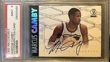 1997 Score Board Authentic Auto Holofoil Marcus Camby PSA 9 MINT Autograph