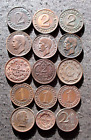 Old Coins Of World (Germany-Italy-Mexico-Hun gary-Chile-Honduras) - Mix 027