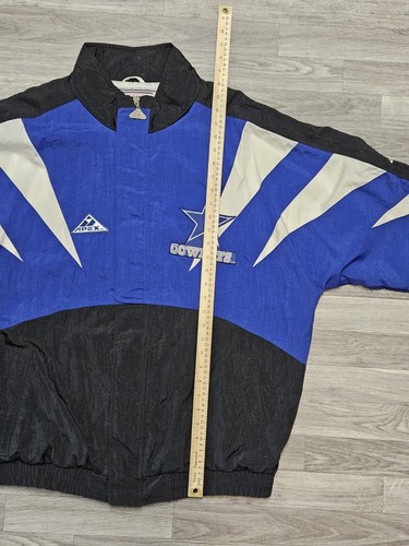 Vintage 90'S Apex One Dallas Cowboys Pro Line Spike Puffer Jacket Size X-Large - Picture 14 of 15