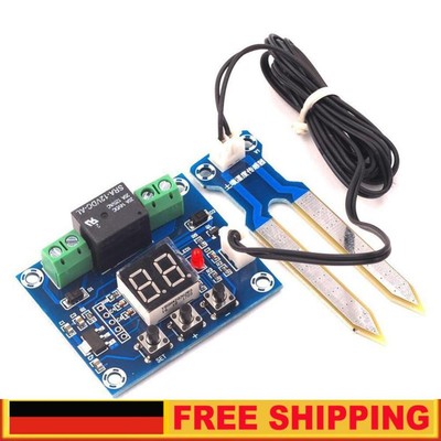 12V Digital Soil Humidity Sensor Controller Automatic Watering Module Probe DE