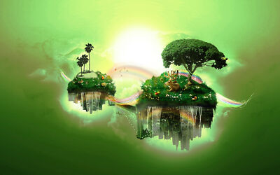 Anime Landscape CGi Digital Art  Gaming Mat Desk 2426