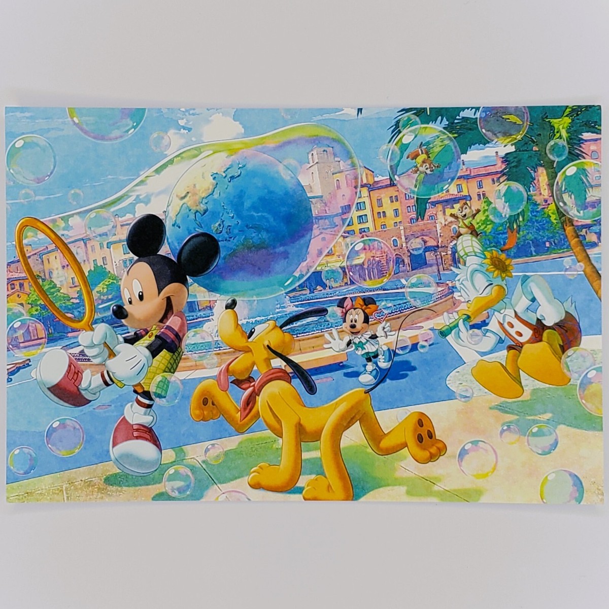 Tokyo Disney Resort Postcard Disneyland Chip n Dale Pluto Donald