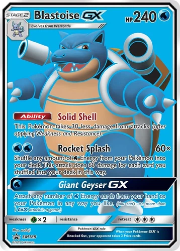 Blastoise GX Pokémon TCG Cards
