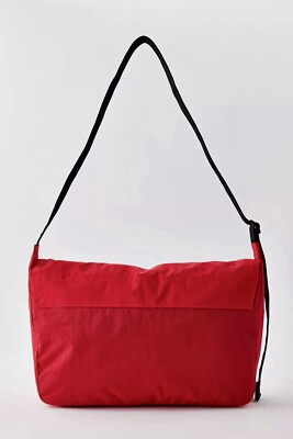 NEW! Baggu MESSENGER BAG in “Candy Apple” Red — Washable