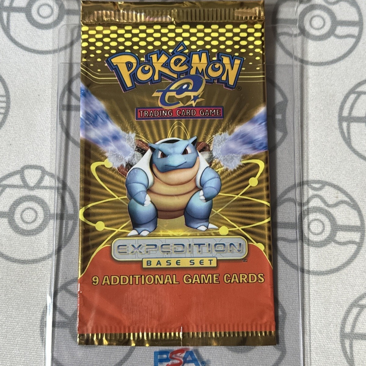 Blastoise EMPTY 2002 Pokemon Expedition Booster Pack OPENED Wrapper - No  Cards