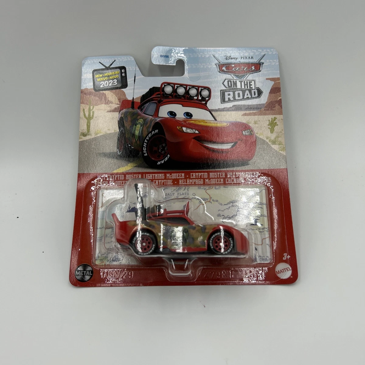 Disney and Pixar Cars Cryptid Buster Lightning McQueen Die-Cast Toy Car, 1:55 Scale Collectible