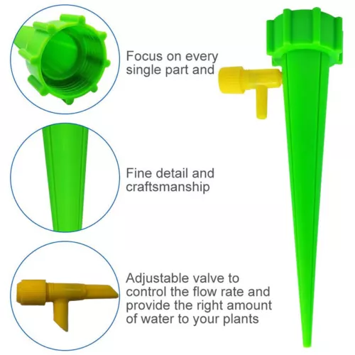 12/36PCS Watering Spike Plant Water Bottle Self Automatic Drip Irrigation Cone - Picture 10 of 18