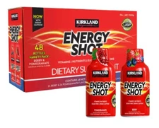 Kirkland Signature Energy Shot, 48 Bottles, 2 Ounces Each