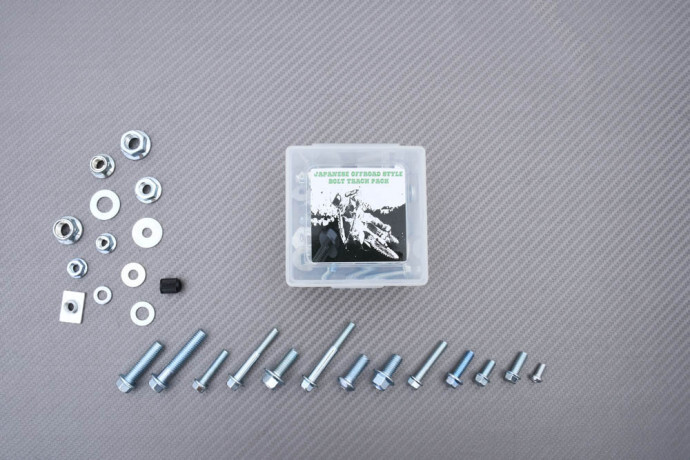 Kit visserie Kawasaki ZR7 pour restauration carénage et remplacement bulle moto