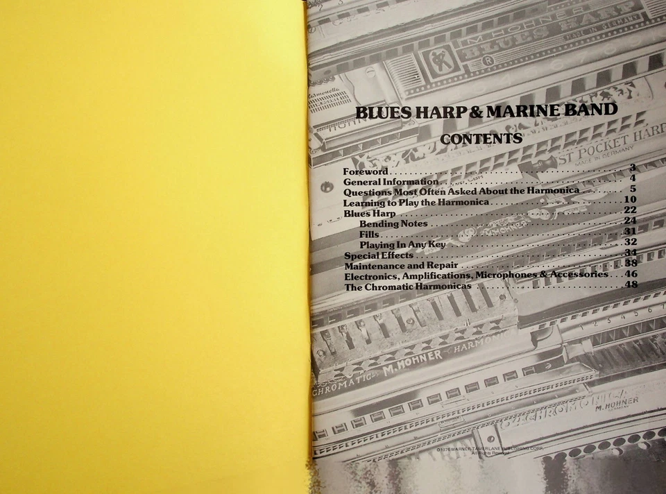 Blues Harp & Marine Band How To Play & Songs Lesson Music Book - Image 2 of 4