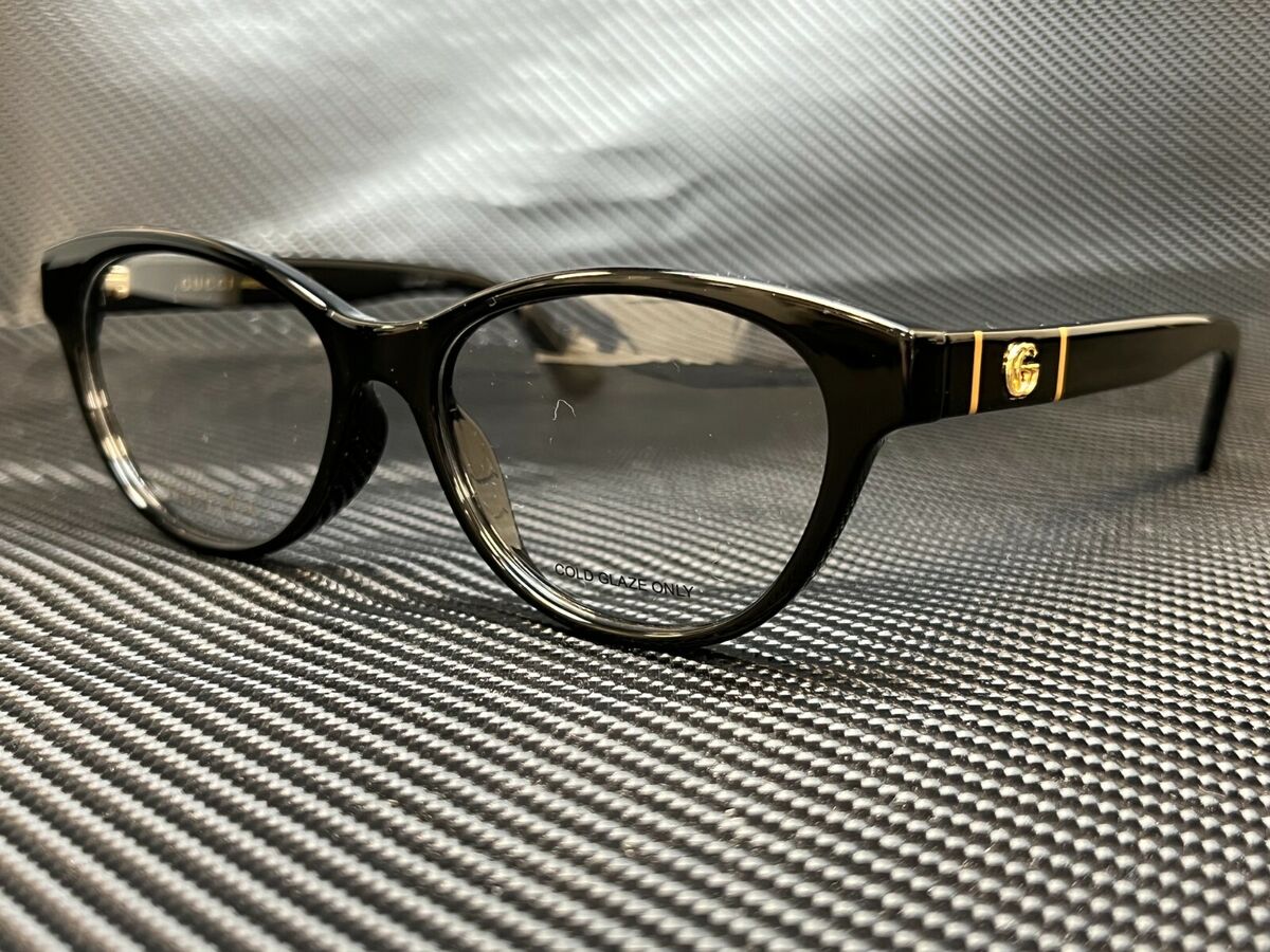 GUCCI GG0766OA 001 Black Demo Lens Women's Eyeglasses 54mm GUCCI GG0766OA 001 Black Demo Lens Women's Eyeglasses 54mm
