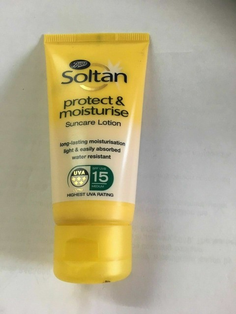 Boots Soltan Protect Moisturise Suncare Lotion 15spf 50ml For Sale 