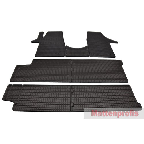 MP rubber mats rubber floor mats complete display for VW T6 Caravelle