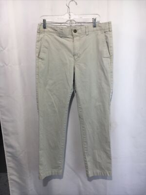 Bonobos Maide Gray Pants Mens 34 X 30 Slim Straight Cotton