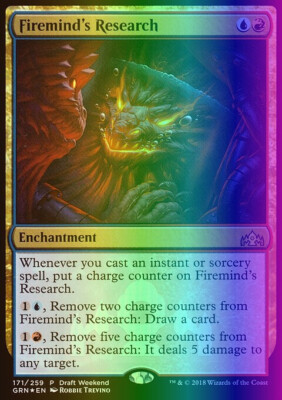 MTG Firemind's Research (171) Guilds of Ravnica Promos  LP FOIL