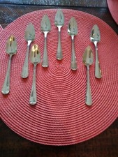 GRAPEFRUIT STAINLESS CHINA SPOONS