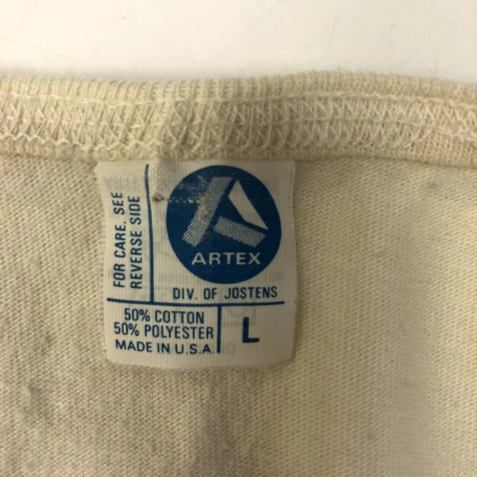Camiseta De Colección Años 80 Artex Jostens SICILIA Comiso AS ITALIA Retro TIMBRE 50/50 EE. UU. L Foto 4 de 4