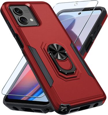 For Motorola Moto G Stylus 2023/2022/G 5G Case Phone Cover + Screen Protector