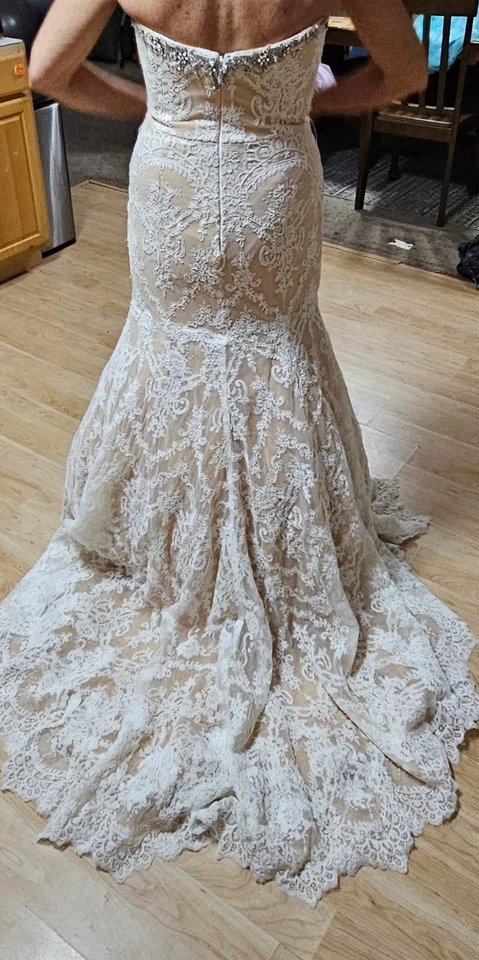 Vestido de novia Impression usado talla 12 estilo 10181 Foto 3 de 4