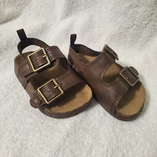 Boy/Girl OshKosh Toddler Brown Sandals CHILDREN TODDLER US SIZE 4M