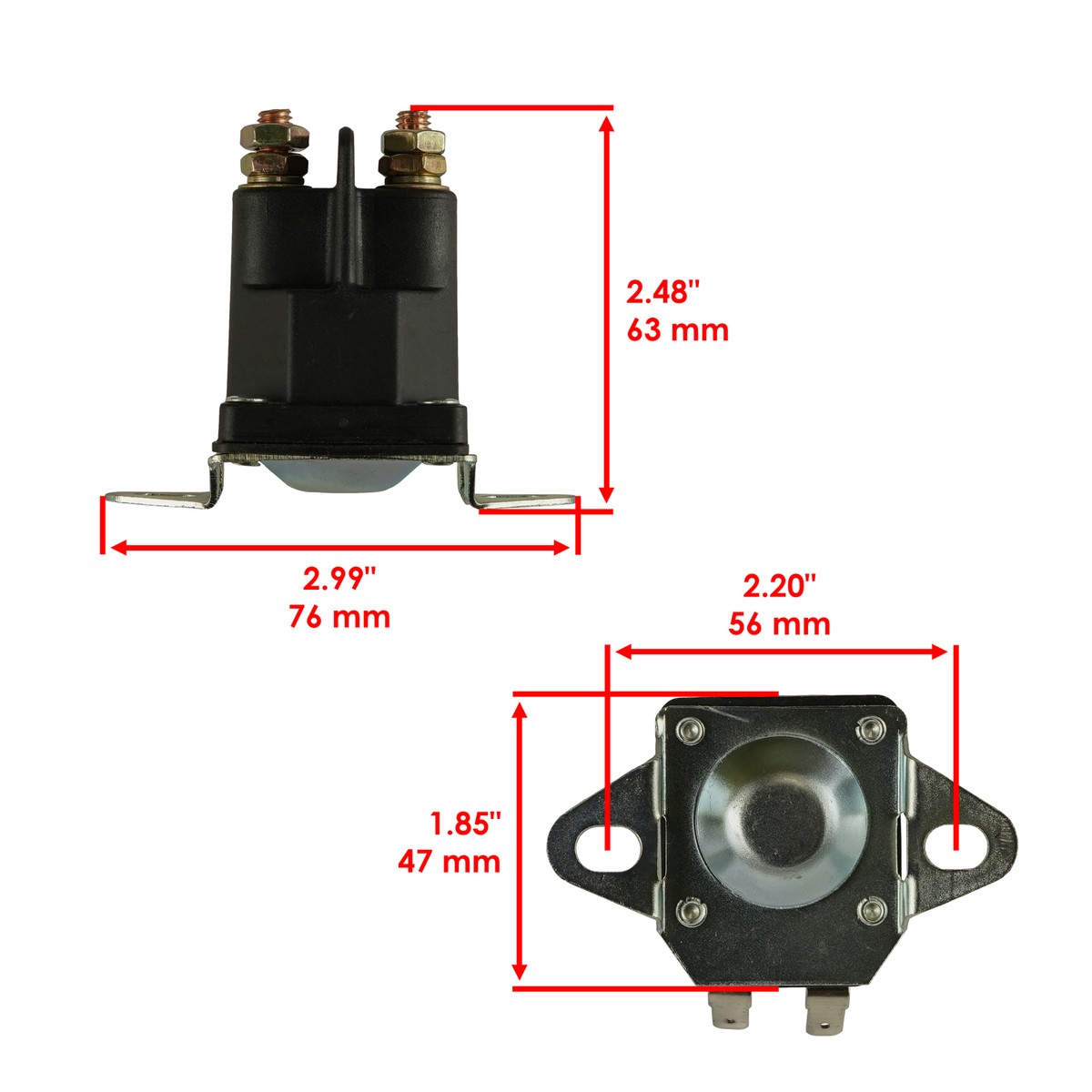 1755382YP 7075622SM 1723641SM 1723641 Solenoid Relay For Snapper