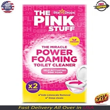 Stardrops - the Pink Stuff - the Miracle Power Foaming Toilet Cleaner - 2 Treatm