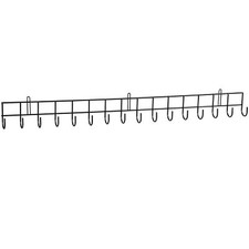 WALL MOUNTED GARDEN TOOL HANGER RACK ORGANISER FOR SHED GARAGE STORAGE HOLDER
