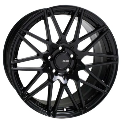 ENKEI TMS Rim 18X8 5X114.3 Offset 35 Gloss Black (Quantity of 1)