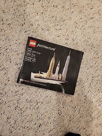Lego 21028 Architecture New York City ** Instructions Book ONLY Replacement ***