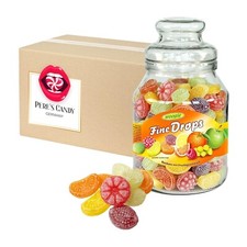 Bonbons Süßigkeiten mit Früchtemixgeschmack 966g Dose - Frucht Bonbons