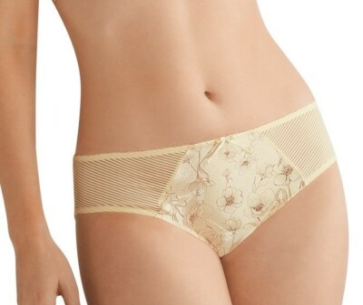 Amoena Molly 44374 Vanilla Floral Panties NWT