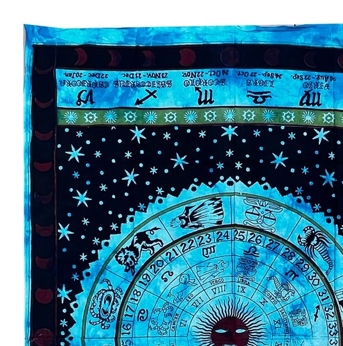 Zodaic Tapestry Wall Hanging Decor Art 84" X 80" - Picture 15 of 24