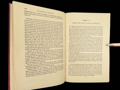 1955 Return of the King 1st ed JRR Tolkien Lord of the Rings Huge MAP Fantasy - 第 22/24 張圖片