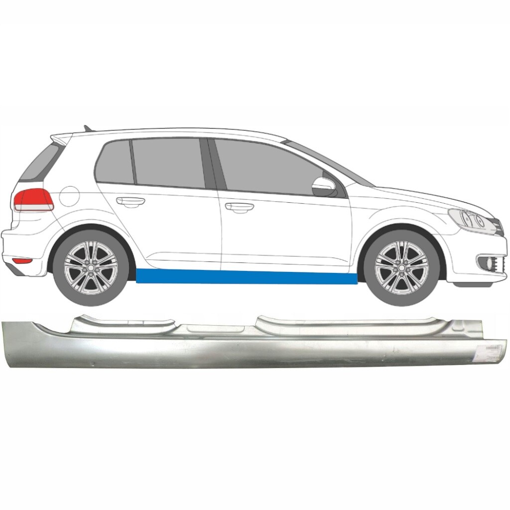 VOLKSWAGEN GOLF 6 VI 2008-2013 5 DOOR FULL SILL REPAIR ROCKER PANEL / RIGHT RH