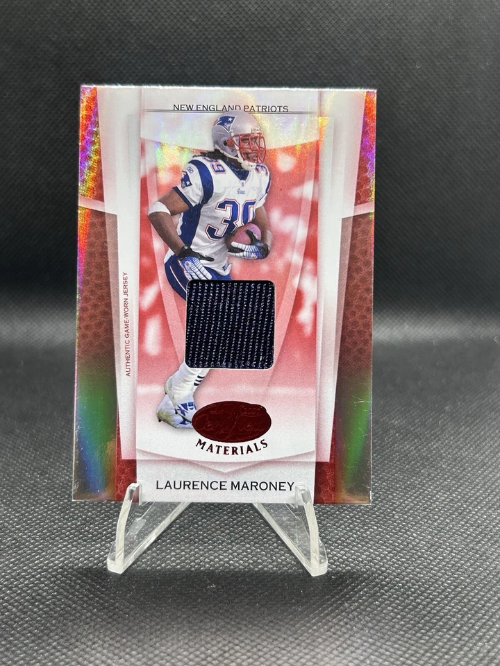 2007 Leaf Certified Materials Mirror Red Materials /125 Laurence Maroney #85 - Image 2 of 3