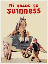 Guinness Beer - Guinness in Gaelic NEW METAL SIGN: 9x12" Free Shipping