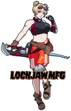 Triple Peak Lock Pick Lady Die Cut Decal