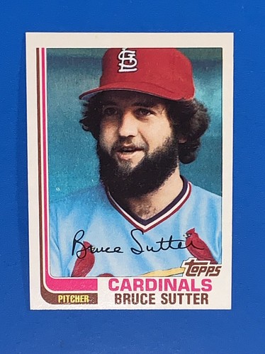 1982 Topps BRUCE SUTTER Baseball Card 260 St Louis Cardinals Set Break 