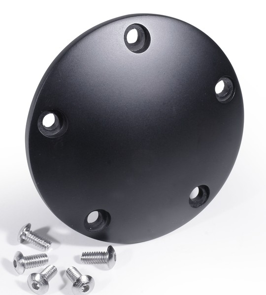 ZüNdungsdeckel Timer Point Cover Schwarz FüR Harley-Davidson Twin Cam 1999-2017-image