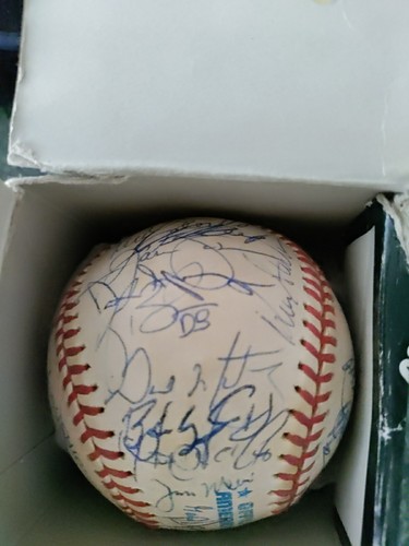 Tampa Bay Devil Rays Full Team Autographed Baseball Inaugural Season 50+... - Picture 6 of 24